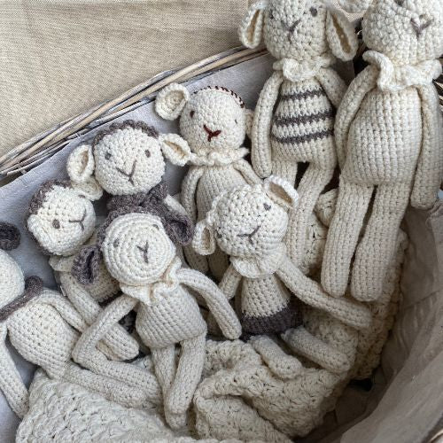 doudou fait main en pure laine française