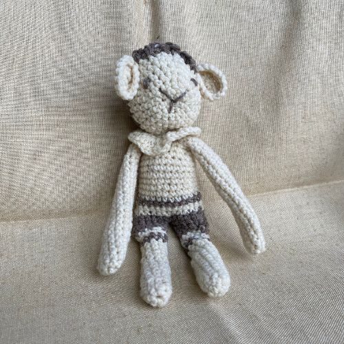 doudou en pure laine française fait main