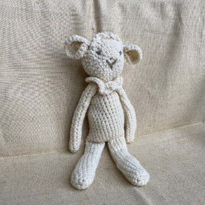doudou mouton classique écoresponsable en pure laine vierge